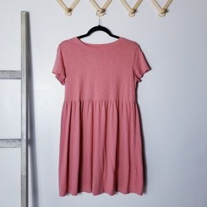 SO BABYDOLL STYLE PINK ROSE DRESS SIZE MEDIUM